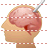 Brain probe icon