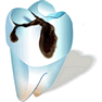 Bad Tooth with Shadow icon