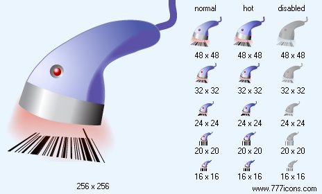 Bar-Code Scanner Icon Images