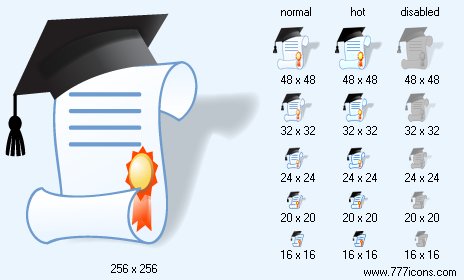 Knowledge with Shadow Icon Images