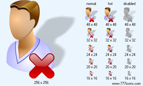 Remove Patient with Shadow Icon Images