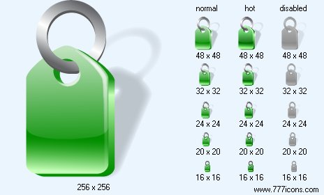Tag with Shadow Icon Images