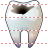 Bad tooth icon