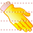 Gloved hand icon