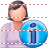 Patient-woman info icon