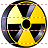 Radiation 3d icon