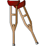 Crutches icon