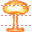 Nuclear explosion icon