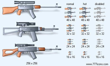 Weapon with Shadow Icon Images