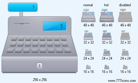 Cash Register V2 Icon Images