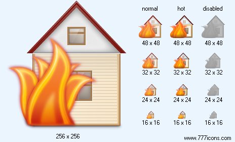 Fire Damage Icon Images