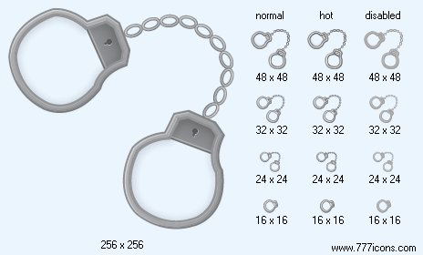 Handcuffs Icon Images