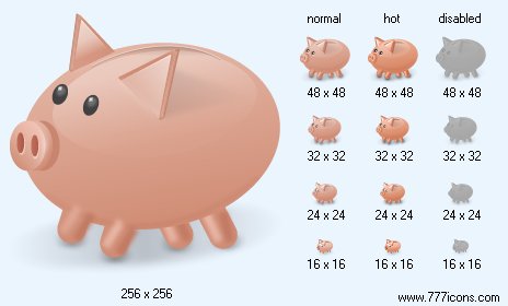 Piggy-Bank Icon Images