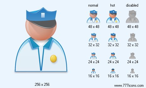 Police-Officer Icon Images