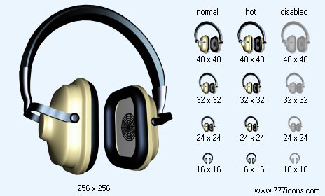 Head Phones V2 Icon Images