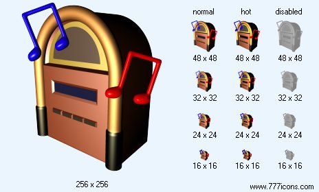 Juke-Box Icon Images