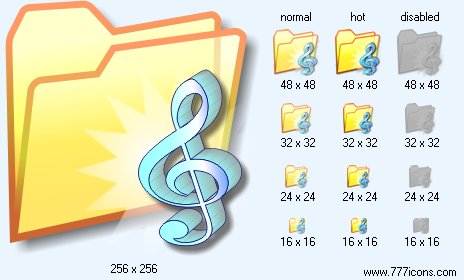 Music Folder V3 Icon Images