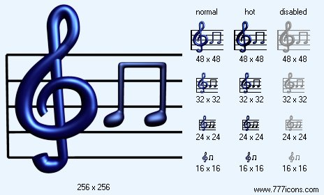 Musical Notation Icon Images