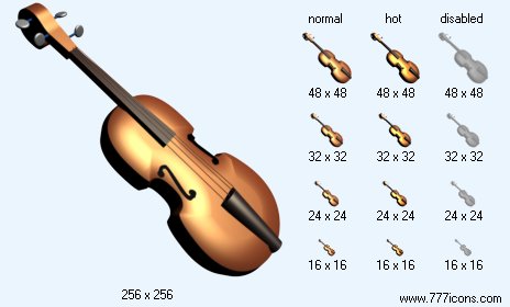 Violin Icon Images