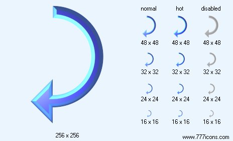 Rotate 180D-8 Icon Images