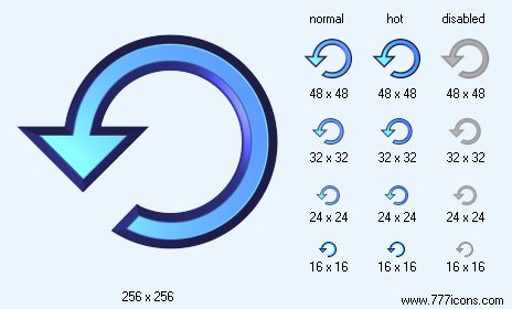 Rotate 270Db-4 Icon Images