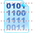 Binary data icon