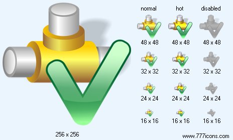 Access Network with Shadow Icon Images