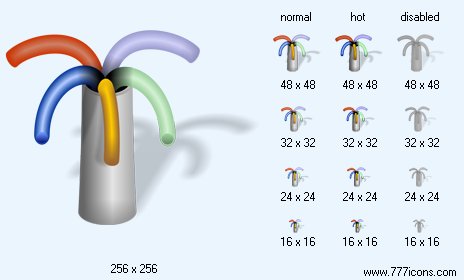 Cable with Shadow Icon Images