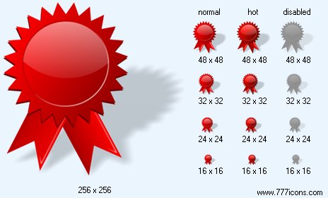 Certificate with Shadow Icon Images