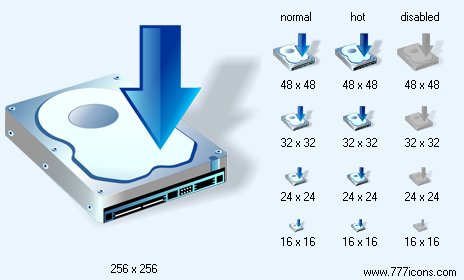 Download with Shadow Icon Images