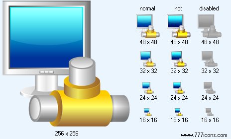 Network Computer Icon Images