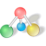 Network Structure with Shadow icon