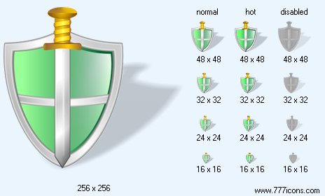 Protection with Shadow Icon Images