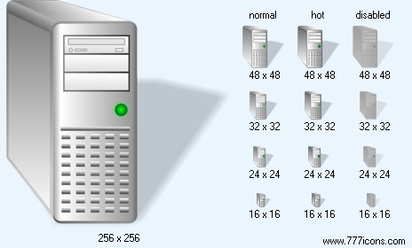 Server with Shadow Icon Images