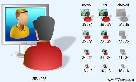 Visual Communication with Shadow Icon Images