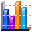 Bar chart v1 icon