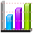 Bar chart v2 icon