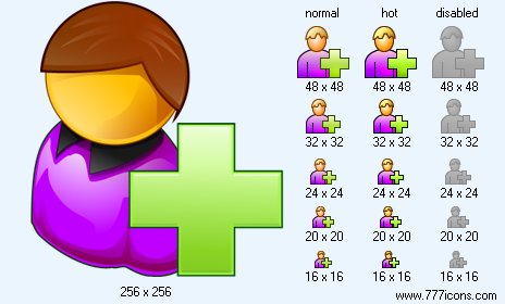 Add User V10 Icon Images