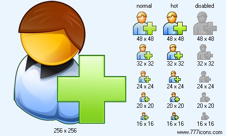 Add User V2 Icon Images