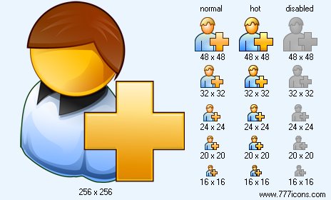 Add User V3 Icon Images