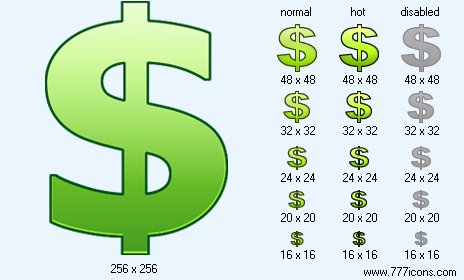 Dollar V2 Icon Images