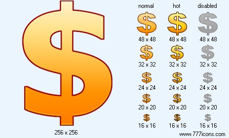 Dollar V3 Icon Images