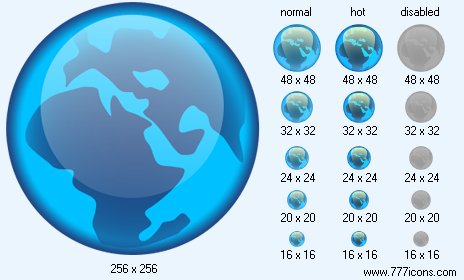 Globe V1 Icon Images