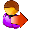 Logout V10 icon