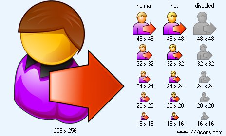 Logout V10 Icon Images