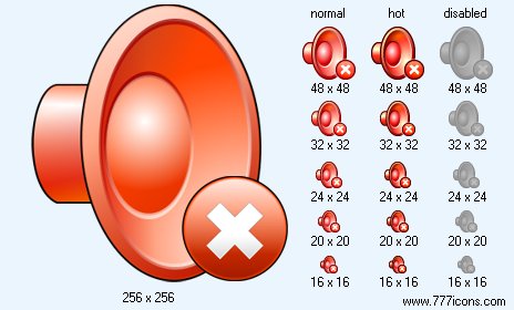 No Sound V4 Icon Images