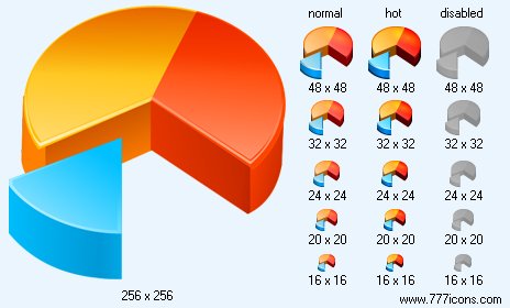 Pie Chart V4 Icon Images