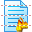 Burn text icon