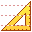 Set square ruler icon