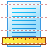 Horizontal page ruler icon